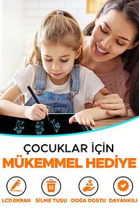 Grafik Digital Çocuk Yazı Çizim Tableti Lcd 8.5 Inc Ekranlı Bilgisayar Kalemli Glrshop ürün fotoğrafı