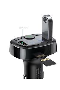 Bluetooth Aktarım Mp3 Araç Kiti 2 Usb Çıkışlı Araç Şarjı, Araç Müzik Kiti Ve Şarjı ürün fotoğrafı
