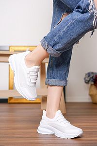 Ortapedik Kadın Günlük Spor Sneaker Yürüyüş Ayakkabı ürün fotoğrafı