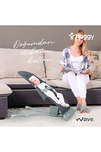 Wave Bebek Hareket Ettikçe Sallanabilen Kademeli Müzikli Titreşimli Anakucağı ürün fotoğrafı