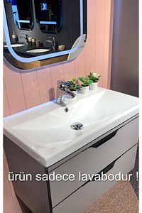 Dolap Uyumlu Etajerli Lavabo, Elite, 70 Cm ürün fotoğrafı