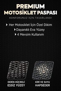 Arora Cappucino 50cc-125c Uyumlu Premium Eva Motosiklet Paspası - Kahve ürün fotoğrafı