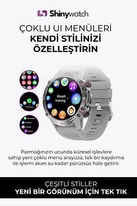 ST4 Ultra Özellikli Süper Amoled Ekran Akıllı Saat 2024 Siyah ürün fotoğrafı