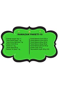 Ramazan Erzak Yardım Paketi Kolisi 14 Parça No:10 ürün fotoğrafı