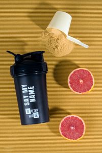 Protein Shaker,Karıştırıcı Shaker,Sporcu Shaker,Antreman Shaker Siyah 550 ML ürün fotoğrafı