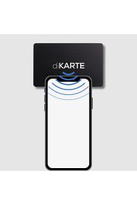 CLASSİC Digital Business Card - Black - Hazır Tasarım 1 ürün fotoğrafı
