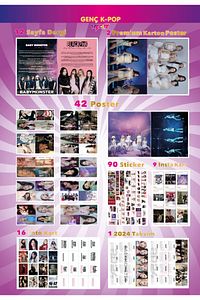 Avantajlı Paket 4 / Blackpink - Baby Monster - Le Sserafim - Itzy - (G)i-dle Dergisi Kpop ürün fotoğrafı