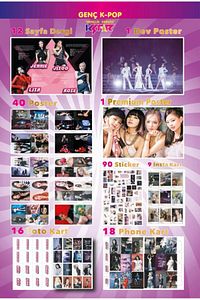 Avantajlı Paket 4 / Blackpink - Baby Monster - Le Sserafim - Itzy - (G)i-dle Dergisi Kpop ürün fotoğrafı