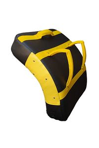 Leon Curved Büyük Boy Darbe Yastığı Kick-boks Lowkick Pads Byl5016bkye ürün fotoğrafı