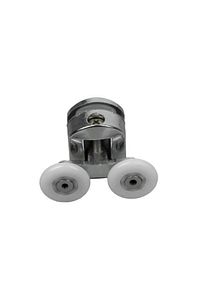 Duşakabin Tekerleği Tekeri Metal Gövdeli Üst Tekerlek Krom Teker Çapı 22 Mm ürün fotoğrafı