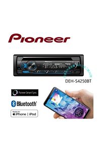 Deh-s4250bt Bluetoth Lu 2 Anfi Çıkışlı Oto Teyp 4x50 Watt uyumlu    S4250BT ürün fotoğrafı