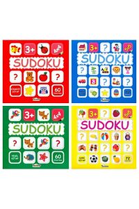 Çocuklar İçin Sudoku Seti - 4 Kitap ürün fotoğrafı