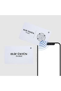 CLASSİS Digital Business Card - White - Hazır Tasarım 2 ürün fotoğrafı