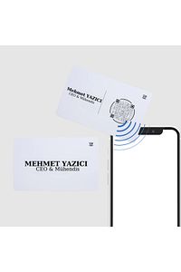 CLASSİS Digital Business Card - White - Hazır Tasarım 2 ürün fotoğrafı