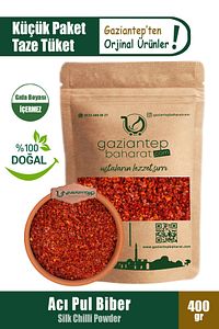 Kırmızı Acı Pul Biber 400gr ürün fotoğrafı