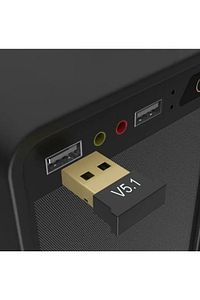 Usb Bluetooth 5.1 Adaptörü Verici Alıcı Bluetooth Dongle Kablosuz Usb Adaptör(Konsol Uyumlu) ürün fotoğrafı