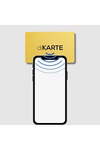 Digital Business Card - Gold - Hazır Tasarım 2 ürün fotoğrafı