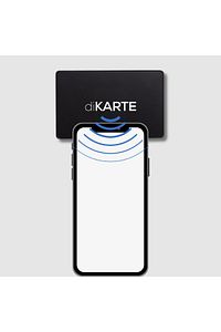 Digital Business Card - Black - Hazır Tasarım 1 ürün fotoğrafı