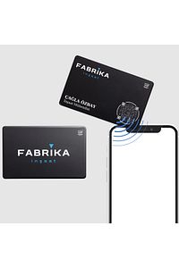 Digital Business Card - Black - Hazır Tasarım 1 ürün fotoğrafı