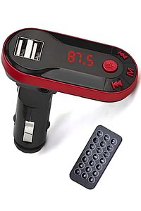 Bluetooth Araç Kiti Kumandalı Fm Transmitter Cihazı Oto Çakmaklık Şarj Soketi Araba Müzik Çalar ürün fotoğrafı