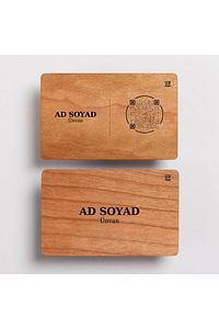 Bamboo Digital Business Card - Cherry - Hazır Tasarım 2 ürün fotoğrafı