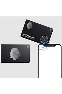 Digital Business Card - Black - Hazır Tasarım 1 ürün fotoğrafı