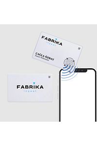 ELİTE METAL Digital Business Card - White - Hazır Tasarım 1 ürün fotoğrafı