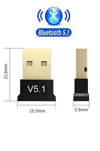 Usb Bluetooth 5.1 Adaptörü Verici Alıcı Bluetooth Dongle Kablosuz Usb Adaptör(Konsol Uyumlu) ürün fotoğrafı