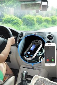 Bluetooth Araç Kiti Kumandalı Fm Transmitter Cihazı Oto Çakmaklık Şarj Soketi Araba Müzik Çalar ürün fotoğrafı
