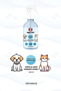 Evcil Hayvanlar Için Leke Ve Koku Giderici Sprey Okyanus Kokulu 250 ml ürün fotoğrafı