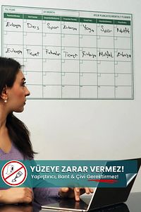 Planlayıcı Akıllı Kağıt - Yapışkansız, Kendiliğinden Tutunan, Fotoğraf Belge Not Tutucu Özellikli ürün fotoğrafı