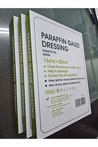 Parafin Tül Yara / Yanık Sargısı 15cm X 20cm ( 10 Adet ) ürün fotoğrafı