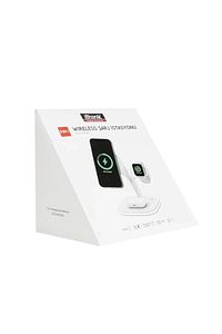 5in 1 Wireless Şarj Standı Ws-50 Beyaz ürün fotoğrafı