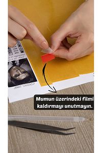 Sanat Kapı Arkasındaki Ay Manzarası | Elmas Mozaik Tablo | Mozaik Puzzle | 45x60 | E20202175m ürün fotoğrafı