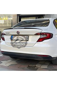 Fiat Egea Uyumlu Bagaj Üstü Yarasa Spoiler Parlak Siyah Bagaj Üstü Çıta ürün fotoğrafı