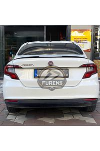 Fiat Egea Uyumlu Bagaj Üstü Yarasa Spoiler Parlak Siyah Bagaj Üstü Çıta ürün fotoğrafı