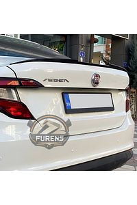 Fiat Egea Uyumlu Bagaj Üstü Yarasa Spoiler Parlak Siyah Bagaj Üstü Çıta ürün fotoğrafı