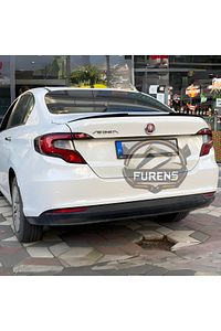 Fiat Egea Uyumlu Bagaj Üstü Yarasa Spoiler Parlak Siyah Bagaj Üstü Çıta ürün fotoğrafı