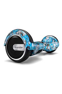 Elektrikli Kaykay Scooter Hoverboard 6.5 Inch Mavi Kurukafa Grafity Desenli Akıllı -denge - D20 ürün fotoğrafı