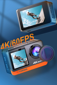 Ac-03 4k Ultra Hd Wifi Su Geçirmez Aksiyon Kamerası Siyah ürün fotoğrafı