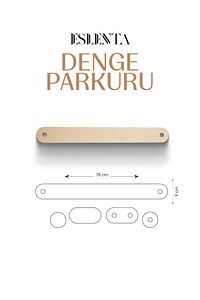 Çocuklar İçin Demonte Ahşap Denge Tahtası Parkuru ürün fotoğrafı