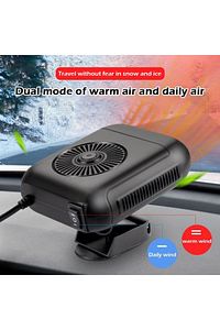 Oto Isıtıcı-soğutucu Fan Cam Buğu Çözücü Fan Araç Içi Isıtıcı-soğutucu Fan 12v Çakmaklık Girişli ürün fotoğrafı