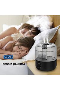 J001 4 Litre Ultrasonik Hava Nemlendirici Buhar Makinesi Hava Nemlendirme Cihazı Difüzör ürün fotoğrafı