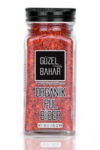 Organik Kırmızı Pul Biber 50gr ürün fotoğrafı