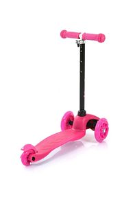 Pembe 3 Tekerlekli Led Işıklı Scooter ürün fotoğrafı