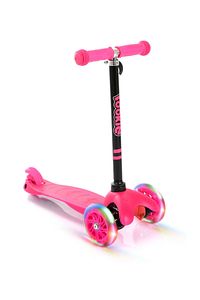 Pembe 3 Tekerlekli Led Işıklı Scooter ürün fotoğrafı