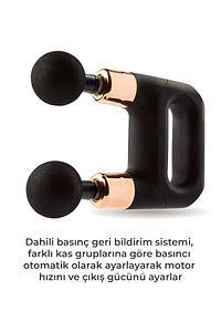 Çift Başlıklı 8 Uçlu Darbeli Titreşimli Sporcu Şarjlı Spor Aleti Masaj Tabancası ürün fotoğrafı