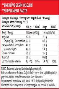 Protein Tozu 2280 Gr Çikolata Bisküvi Aromalı Whey Protein 24 Gram Protein 76 Servis ürün fotoğrafı