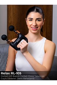 Çift Başlıklı 8 Uçlu Darbeli Titreşimli Sporcu Şarjlı Spor Aleti Masaj Tabancası ürün fotoğrafı