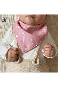 12 Adet %100 Organik Müslin Çift Katlı Bebek Fuları Yakalık Mama Ve Salya Önlüğü ürün fotoğrafı